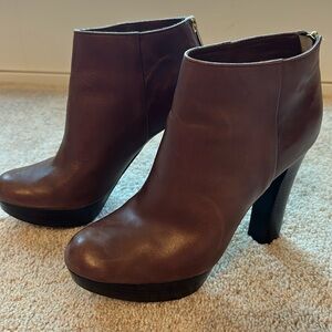 Brown 7.5 Micheal Kors heeled booties